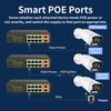 Gigabit 10-Port PoE+ Switch (8 PoE+ Ports, 2 Uplink), 802.3af/at,