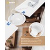 Ensenior 4 Pack 6 inch Gimbal Led Recessed Lighting, 90°