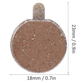 Pastilla de freno de disco, 4 pares de 10 pulgadas, scooter eléctrico, freno de disco, accesorio de pastilla de freno universal, metal a base de cobre