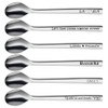 WMF Nuova Latte Macchiato Coffee Spoon with Engraving Stainless Steel