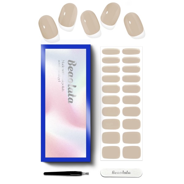 Beaolata Semi Cured Gel Nail Strips - UV Light Gel