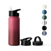 Vinsun Stainless Steel Drinking Bottle 500 ml Red – Leak-Proof,