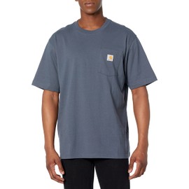 CarharttmensLoose Fit Heavyweight Short-Sleeve Pocket T-ShirtBluestone2X-Large