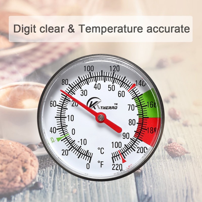 KT THERMO Instand Read 2-Inch Dial Thermometer,Best for The Coffee