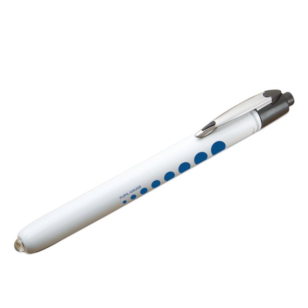 ADC Metalite 352 Reusable Penlight, White with Pupil Gauge