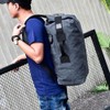 Military Duffel Bag Top Load Double Strap Canvas Backpack Army
