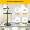 ORLESS 2 Tier Rotating Jewelry Display Stand, Keychain Display Stand