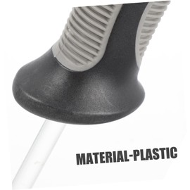 COLLBATH - 2 piezas de mango de caña de trekking Pro Tools para bastones de trekking con mango de corcho y mango de trekking de repuesto resistente para mango de palo para exteriores, adaptador de mango de caña de trekking de plástico redondo