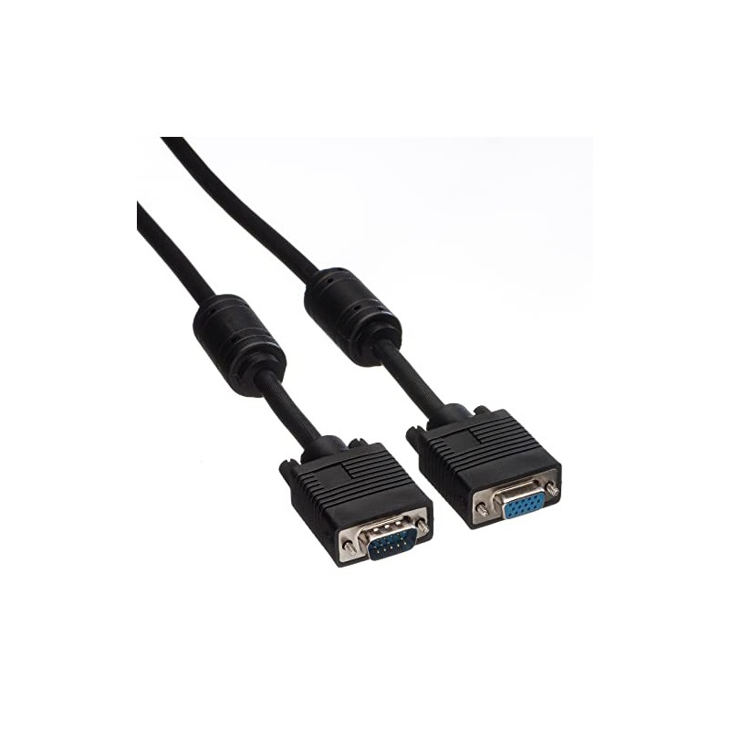 Roline 6m HD15 M-HD15 F VGA Cable with Ferrite