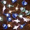 Ocean Themed Marine Life Fairy String Lights, Nautical Décor Beluga
