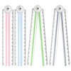 4 Pcs Foldable Rulers, Clear Foldable Rulers for School Student,