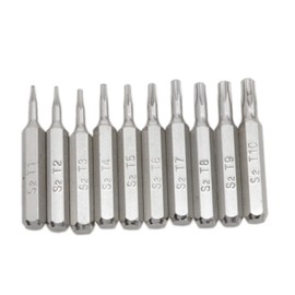 Meuey Lyot Torx Drill Bit Set Torx Drill Bit Precision Screwdriver Bit Miniature Phillips Drill Bit Set T1 T2 T3 T4 T5 T6 T7 T8 T9 T10 Torx Screwdriver Torque Screwdriver 1 Set