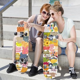 Garegce 100pcs Motivational Stickers, Colourful Positive Affirmation Quotes Sticker Pack for Kids Teens and Adults, Teacher Rewards and Classroom Prizes, Waterproof Vinyl for Laptops Water Bottles