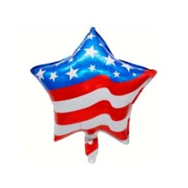 Ultimate Independecy Day Party Kit - 4th of July Party Kit – Glasses, Blue Metallic Curtain, 3 Balloons (Full Set) Independence Day Celebration Decor