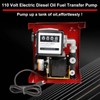 110 Volt Electric Diesel Oil Fuel Transfer Pump Self Priming