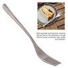 Pure Titanium Cutlery Outdoor Camping Tableware Portable Flatware for Backpacking