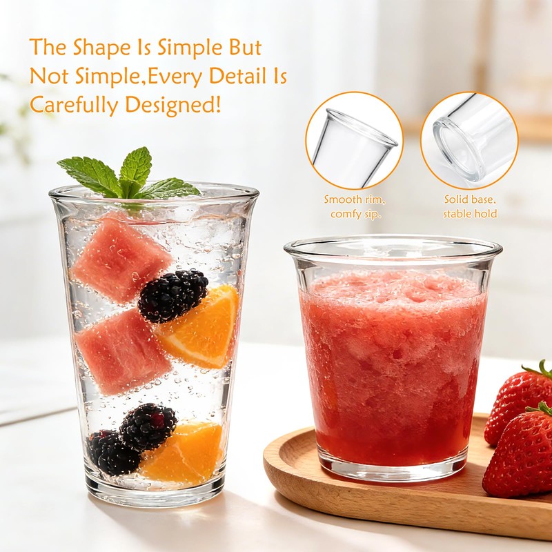 12 Pack Highball Glasses Set, 12 oz & 10 oz