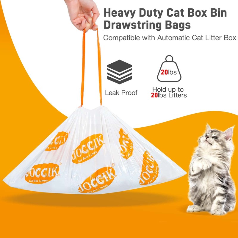 Cat Litter Bags for Automatic Litter Box Liners Compatible with
