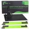 Feroca Upgraded Golf Alignment Stick Holder with Anti-Tip Base, Golf