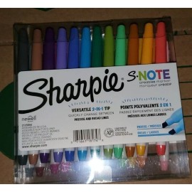 Sharpie S Note Creative Markers 24 Assorted Color Versatile 2 In 1 Tip New In PK