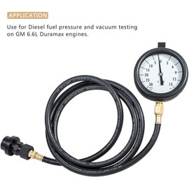 DR-Auto TU-32-6 6.6 L Fuel Pressure Test Fits For GM Duramax Diesel Fuel System Test Kit