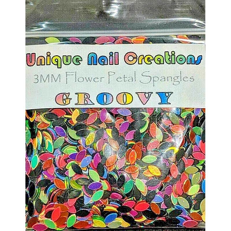 Unique Nail Creations FLOWER PETAL Spangle~YOU CHOOSE~Nail•Ac - POPPY