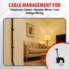 Screwbox Cable Nail Clips, 4 mm 100 Pcs Nail-In Clips,