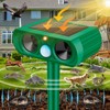 JNKNT Ultrasonic Animal Repeller,Solar Pest Animal Repellent,Cat Repellent Outdoor,Squirrels Repeller