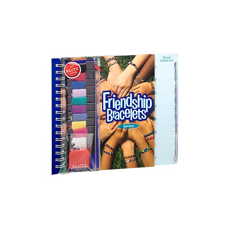 Klutz Friendship Bracelets Craft Kit Multicolored, 10.5" Length x 0.69"