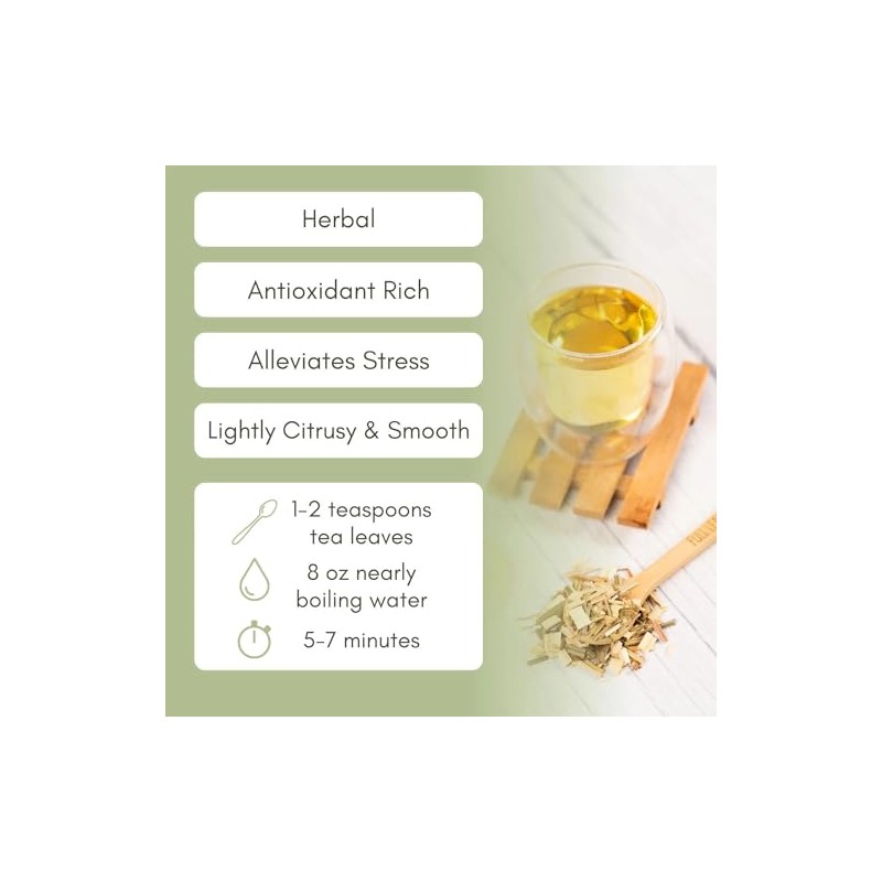 Organic Lemongrass - 1 oz Bag (approx. 15 servings) |