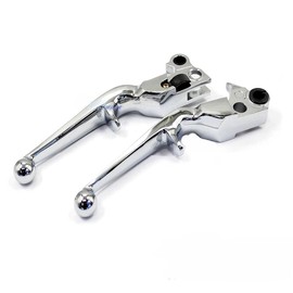 TDR Chrome Brake Clutch Levers for Davidson XL Sportster 883 1200 Softail Dyna 1996-2010