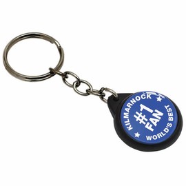 Ozorath Kilmarnock #1 Fan Keyring Keychain Key Ring Chain With Trolley Coin