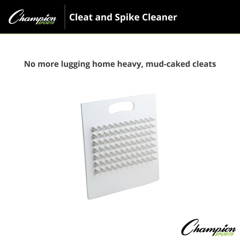 Champion Sports Tough Rubber Cleat and Spike Cleaner with Carry