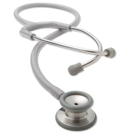 ADC Adscope 604 Premium Pediatric Clinician Stethoscope with Tunable AFD Technology,, Gray