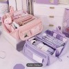 Large Pencil Case High Capacity Holder Box Storage bag Desk