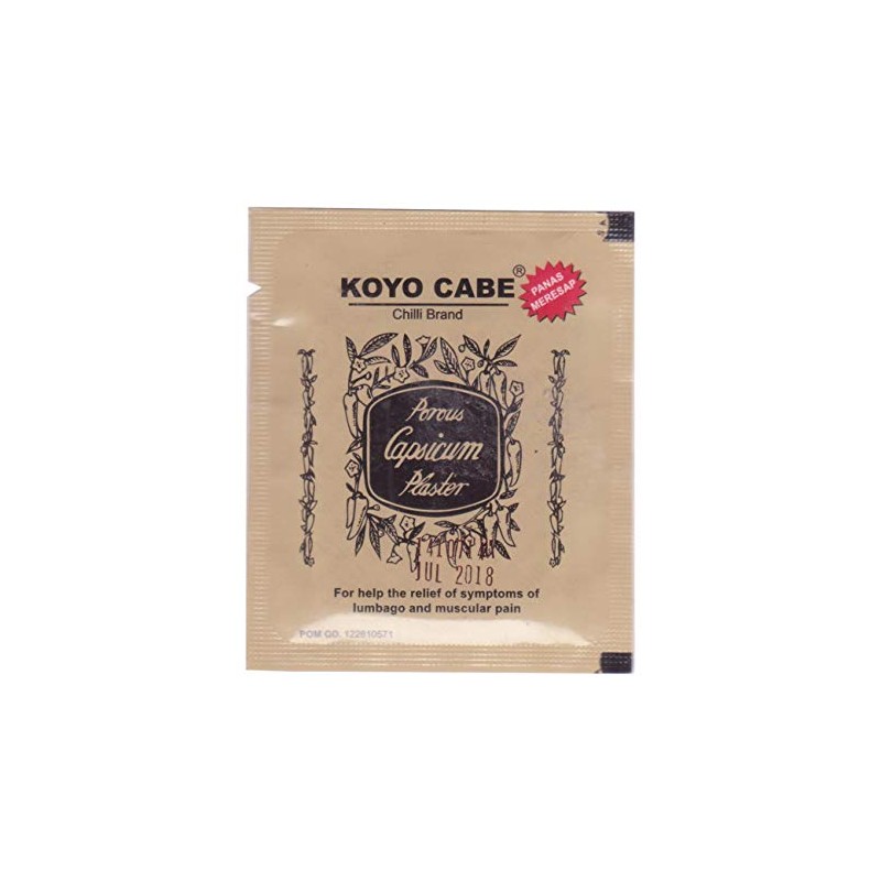 (4) - Koyo Cabe Chilli Brand Porous Capsicum Plaster, 4