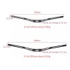 HERMOHERMO Manillar Riser 31.8 Montaña/mtb Summit Aluminio 720mm/780mm