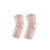 Jezcosy FlexiFit Elbow Compression Brace，Elbow Compression Sleeve (Large,Beige)