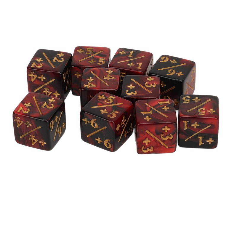 20PCS 6 Sided Dice Set for Kids 16MM Plastic Educational