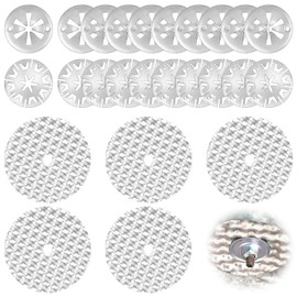 25 Pcs Exhaust Repair Kit HXC 30mm Heat Shield Clips 52 mm Metal Washers Car Heat Shield Clamping Plate Repair Kit Compatible with V-W Compatible with Skod-a OE Number 6715468 N90335004