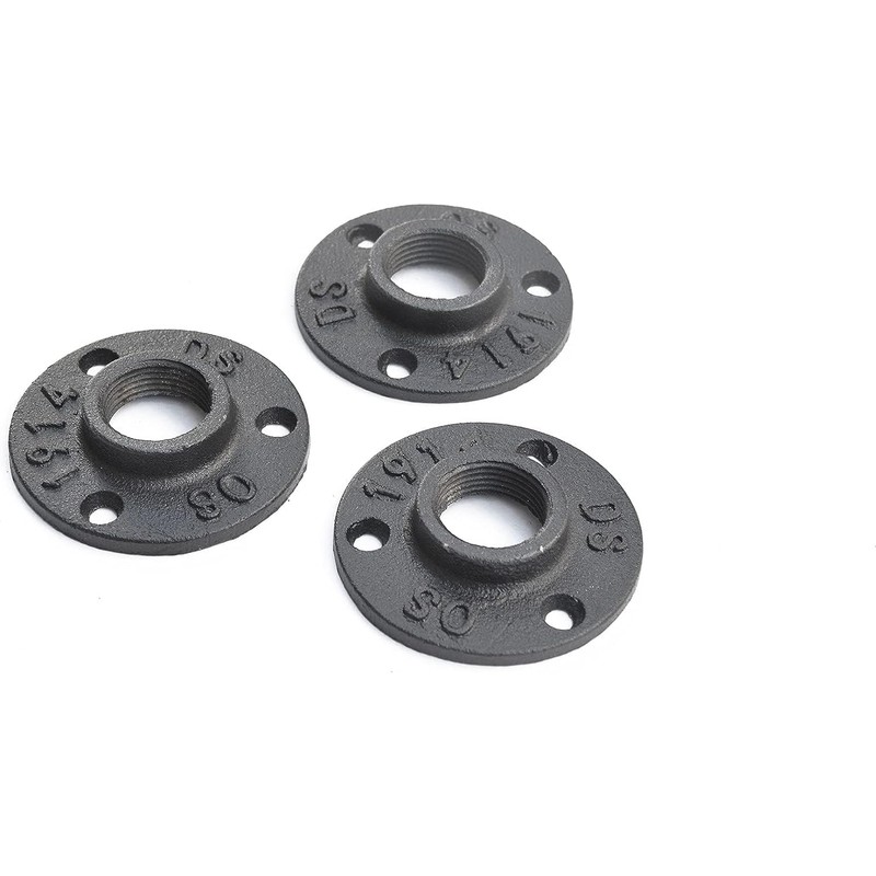 DIYHD 8FT Wall Mount Pipe Handrail for Stairs,Industrial Rustic Black