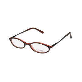 Thalia Giselle Womens/Ladies Ophthalmic Adult Size Designer Full-rim Eyeglasses/Eye Glasses (50-18-140, Chocolate / Transparent Orange)
