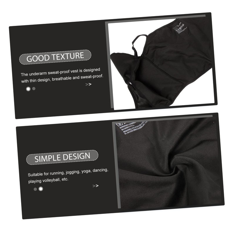 FOMIYES Women Breathable Armpit Sweat Pad Vest Washable Underarm Sweat