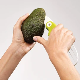 Joseph Joseph GoAvocado, 3-in-1 Avocado Tool with soft grip handle, Green