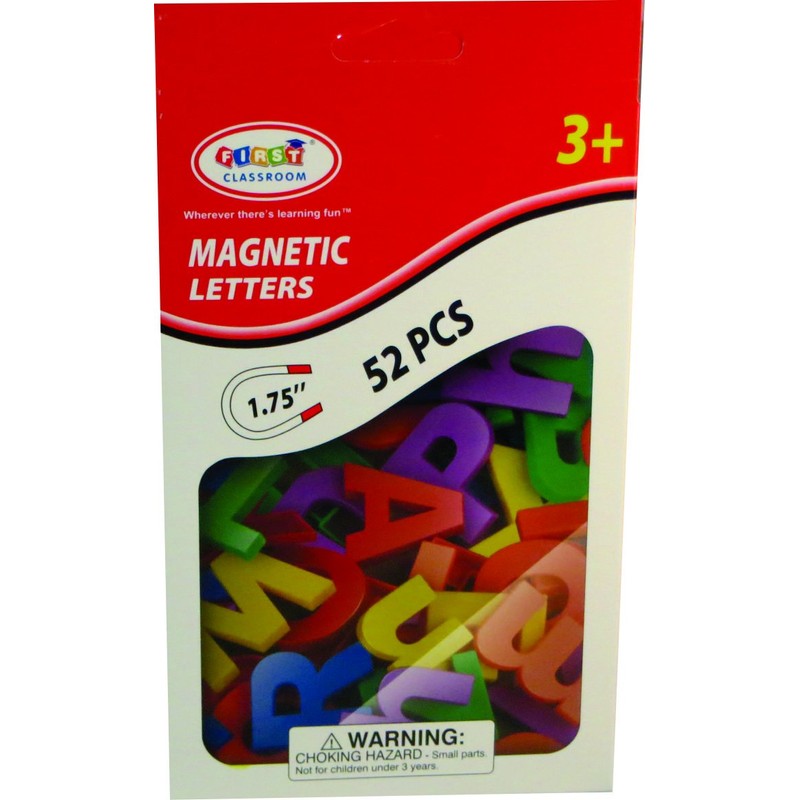 First Classroom 1.75" Magnetic Letters Playset (52-Piece)