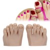 Práctica Pie Falso para la Práctica de Uñas, 1 Par