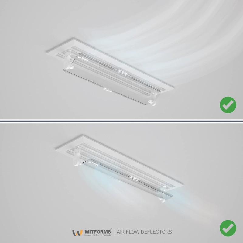 WITFORMS CENTRAL Adjustable AC Air Deflector - 360° Rotatable -