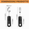 Parkinson - Posate con manico spesso, per anziani e disabili,
