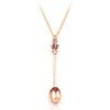 Mini Crown Spoon Necklace Pendant Charm for Filling Vials with