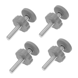 HEMOTON Outdoor Pet Gate 4pcs Threaded Screws Rods Kit for Gate Replacement Parts Safety